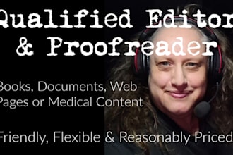 expertly edit and proofread your memoirs, biography or historical project