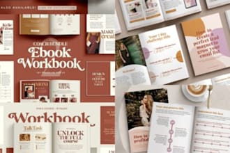 create stunning workbook design training manual workbook ebook creation journal