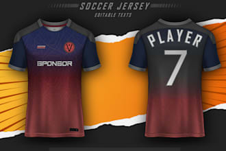 do custom sublimation jersey design or sports uniform