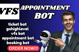 vfs appointment booking bot, vfs booking bot, auto purchase bot