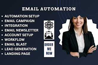 email automation chimp klaviyo lead generation email marketing design