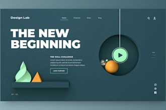 create 3d interactive website tech website saas webflow website startup website