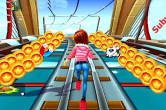 do play to earn endless runner game development, runner endless racing game