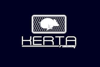 design creative funny porsche racing team logo