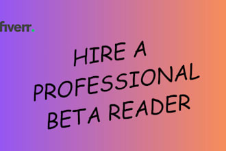 alpha or beta read your romance, erotica, romantasy, dark, taboo novel