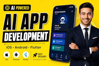 develop ai mobile app for ios android using flutter