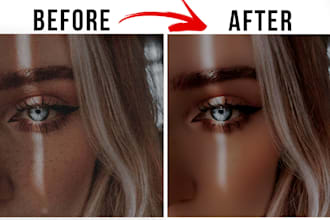 do blemish remover and editing tune