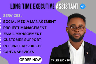 be your personal executive virtual assistant for long term support