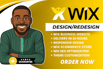build wix studio website, design or redesign,  wix landing page, fix wix studio