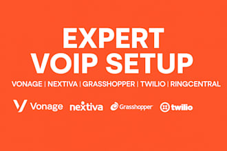 setup twilio account grasshopper ringcentral nextiva vonage for bulk sms 8x8