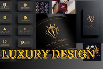 make a flat modern minimalist business and luxury brand logo design fashion