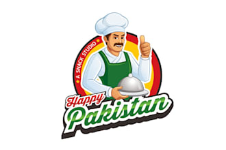 design good looking mascot restaurant logo
