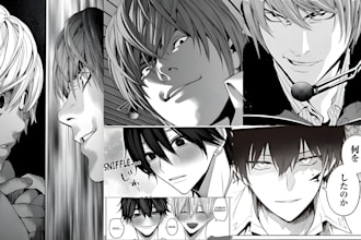 draw webtoon manga artist comic page manga comic webtoon cover black and white