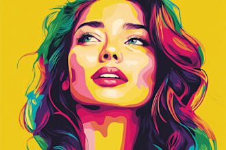 make a beautiful wpap pop art portrait