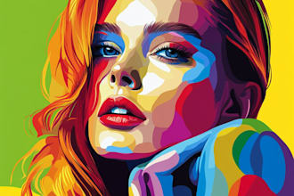 make a beautiful wpap pop art portrait