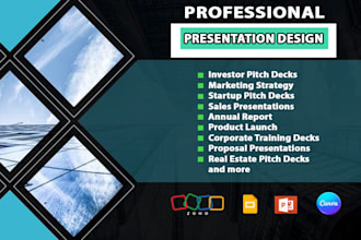 design professional business plan, marketing plan and pitch presentation