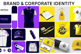 brand and corporate identity tshirt design rebranding business logo merchandise