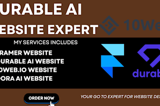 design attractive and responsive durable ai weebly website durable website 10web