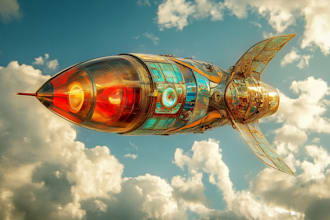 create a spaceships and hard surface sci fi models