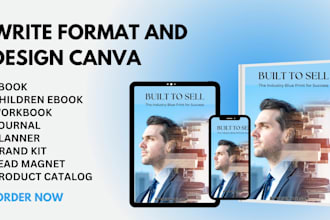 format, design canva ebook journal planner workbook lead magnet for esty, amazon