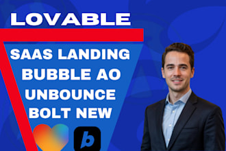 build lovable dev stripe unbounce ai app bolt new saas landing supabase bubble