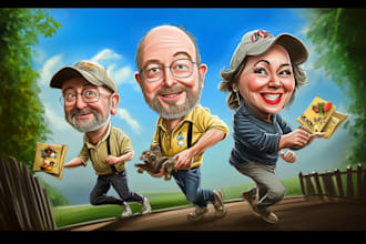 draw cartoon caricature from your photo
