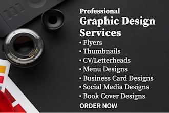 design business cards, flyers, and social media posts