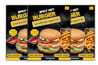 create exceptional event,corporate,business and food flyer