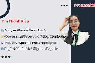 deliver strategic vietnam news reports for your business growth