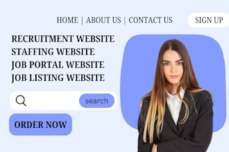 design recruitment website, staffing, job prtal website