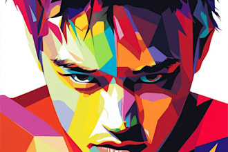 draw amazing wpap pop art portrait poster