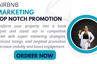 promote airbnb, booking, vrbo listing with advance marketing and optimization