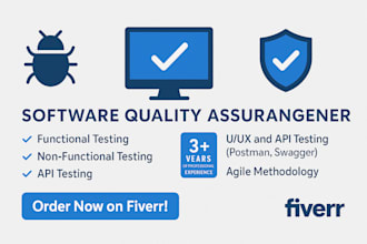 do manual QA testing including functional and API tests