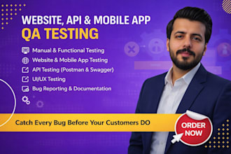 do end to end sqa testing for web and app platforms