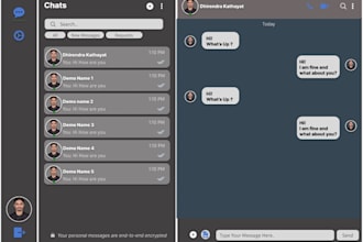 develop responsive frontend and backend web applications