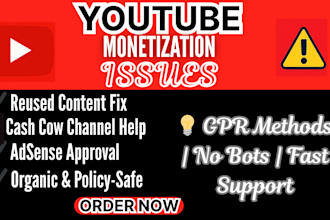 fix adsense issues and reused content for youtube monetization