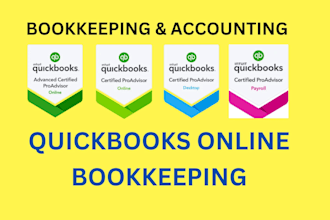 do setup, clean up and bookkeeping in quickbooks online