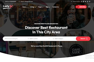create directory website, hivepress, listingpro, edirectory website