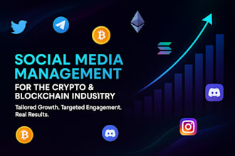 be your expert crypto and blockchain social media manager