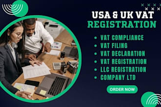 vat compliance vat UK ltd USA company llc registration corporate tax summation