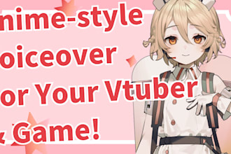 create a japanese anime girl voiceover using ai for your video or game