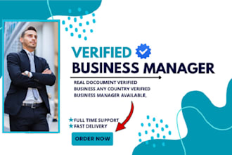 create new verified fb business manager and ads account