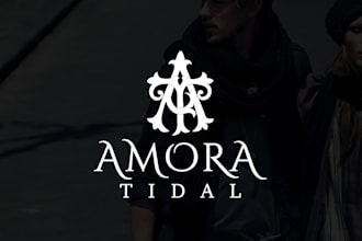 design luxury minimalist initial letters monogram or urban clothing brand logo