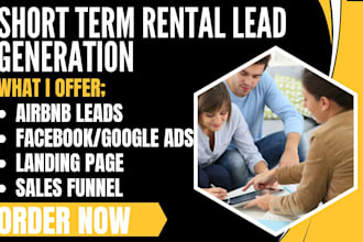 generate short term rental leads vacation rental leads airbnb short term leads