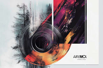 create abstract album cover art for you