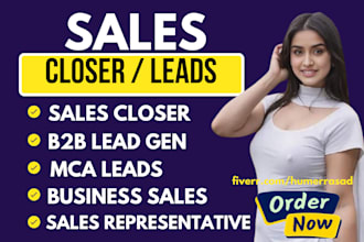 sales closer sales person sales rep mca leads telemarketing appointment setting