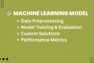 implement ml models for classification, regression, or forecasting