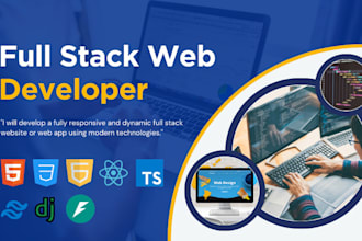 build modern react websites with tailwind CSS and fastapi or django backend