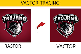 professional vector tracing and logo conversion