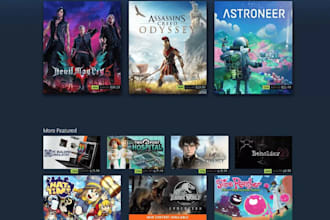 design steam capsule, game banner, game poster for video game